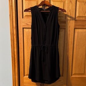 Babaton Black Silk Dress